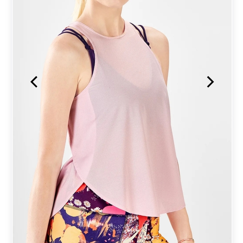 Fabletics Top NWT, large, pink color